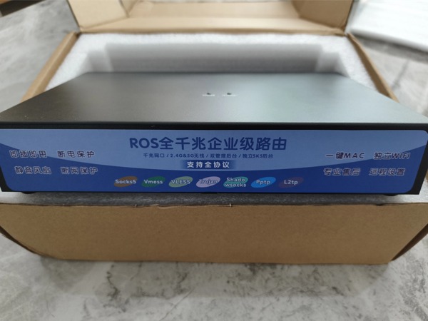 ROS软路由主机 ROS软路由主机正面接口与指示灯展示